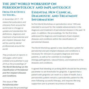 The 2017 World Workshop on Periodontology and Implantology