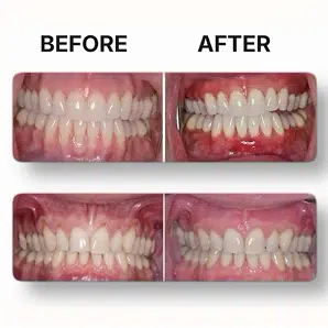 gallardo periodontics before and after